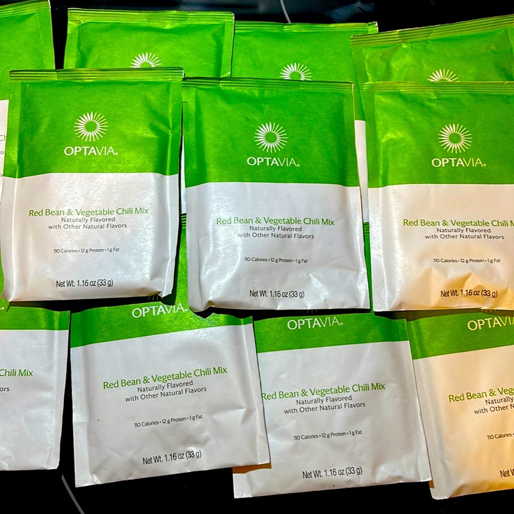 OPTAVIA Red bean and vegetable chili mix- 13 packs